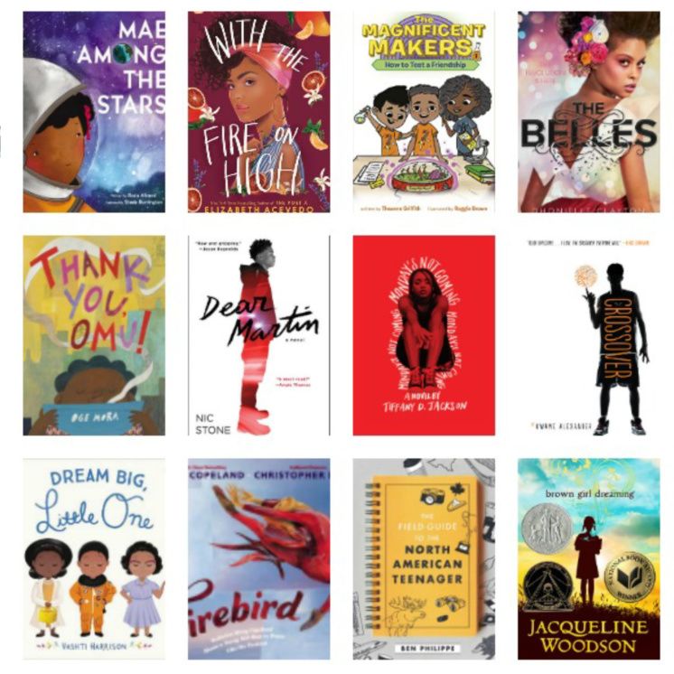 great selection of books by black authors for kids
