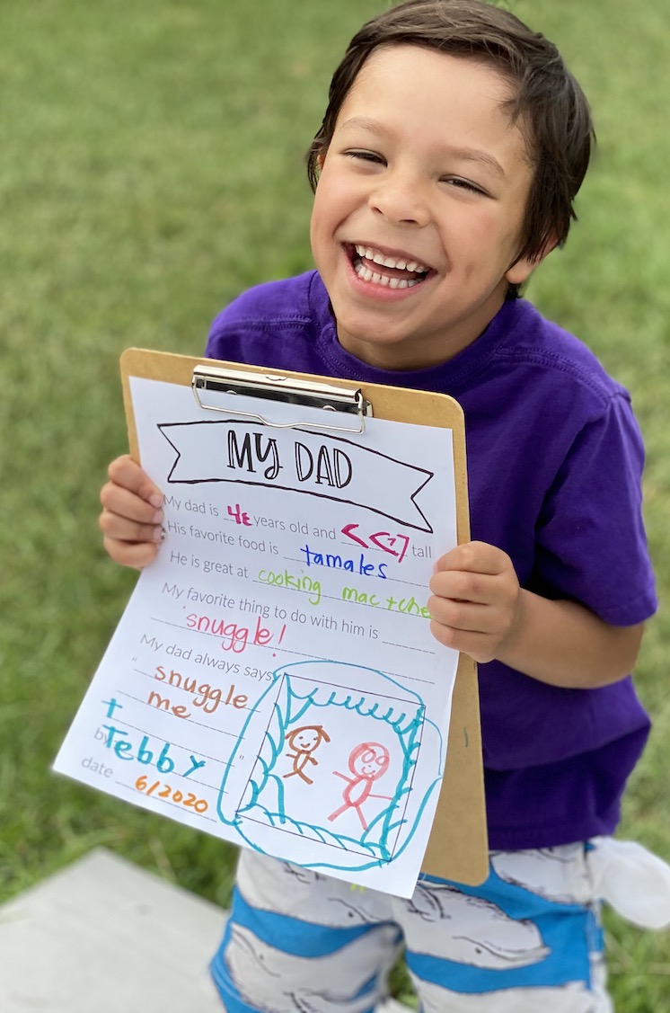 my dad questions for father's day free printable