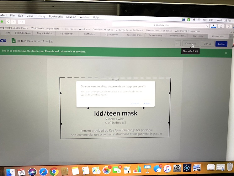 downloading permissions