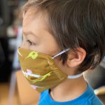 how to make a kid sized face covering that stays on