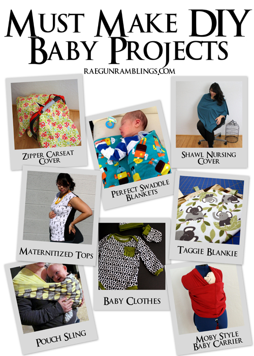 Great collection of simple projects to make for baby with tutorials - Rae Gun Ramblings