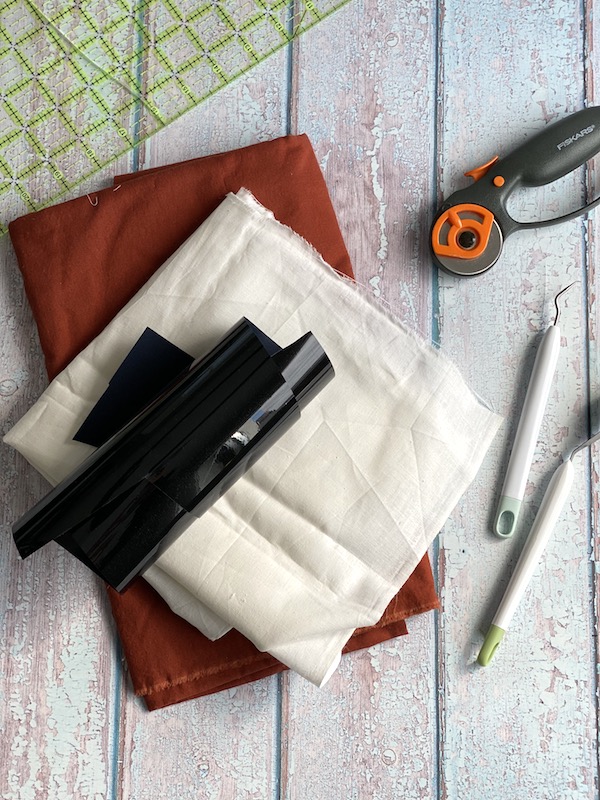 pile of craft supplies