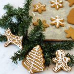 Iced Gingerbread Cookies for Christmas