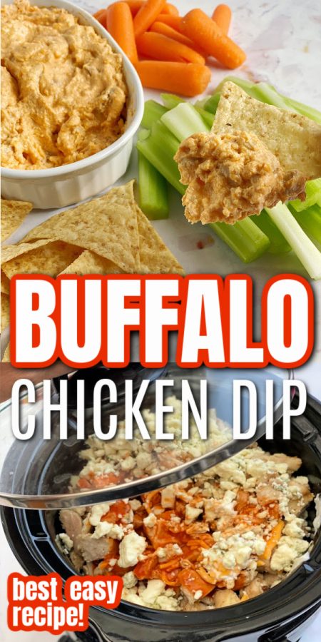 chip with buffalo chicken dip and crock pot