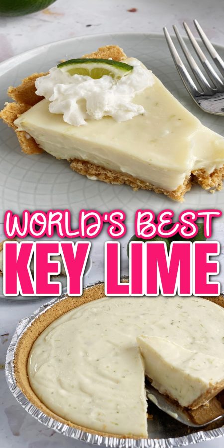 single slice of key like pie and whole pie being sliced