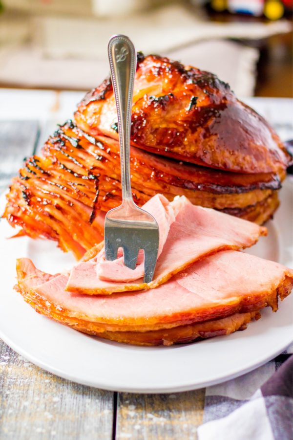 Spiral Ham with serving fork