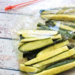 bag of marinated zucchini