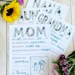 stack of grandma and mom Mother's Day printables