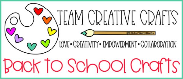 Team creative crafts back to school banner