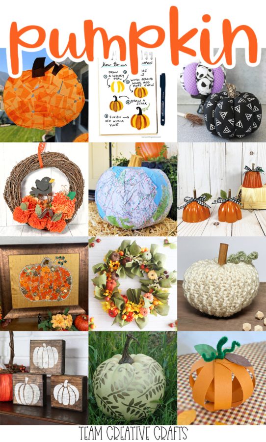 many fall pumpkin crafts