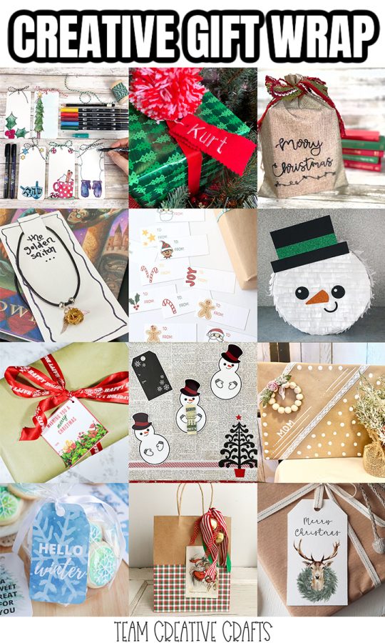 lots of pictures of gift wrapping ideas