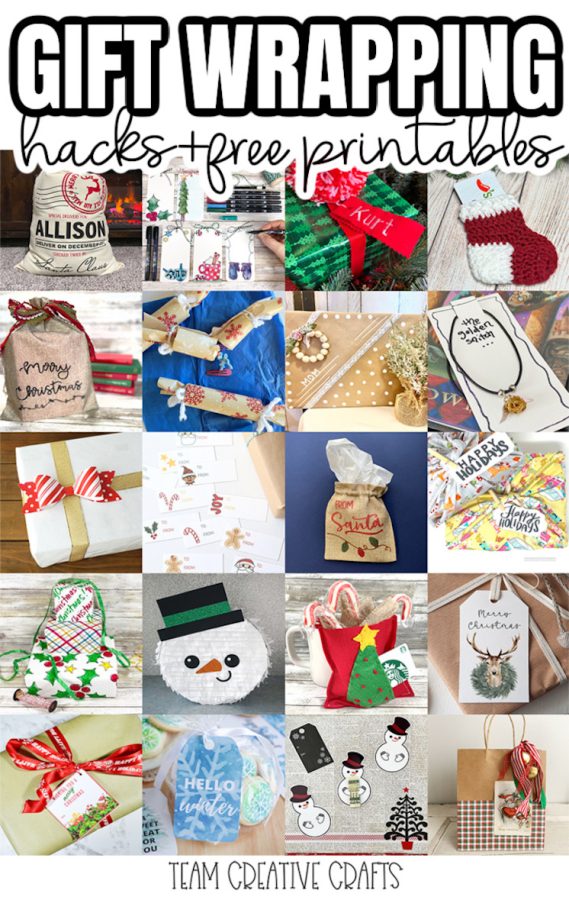 picture of different ways to wrap and gift presents
