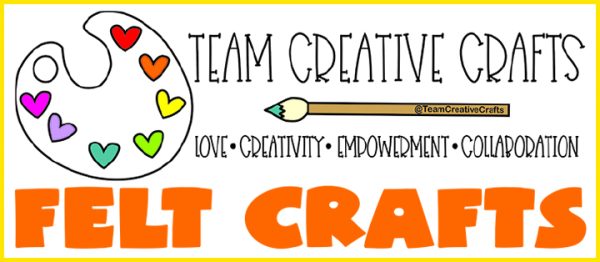banner for team creative crafts felt crafts