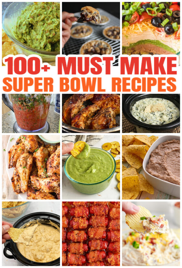 guacamole cheese dips wings and other party food